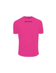 Givova One Ανδρικό Αθλητικό T-shirt Κοντομάνικο Φούξια MAC01-0006