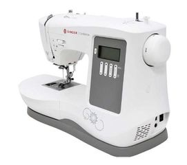 Singer 7640 sewing machine, electric current, white-thumb-2