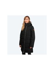 Icepeak Vittoria Μακρύ Γυναικείο Puffer Μπουφάν για Χειμώνα Μαύρο 453287588E