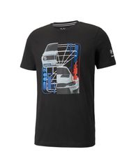 Puma BMW Motorsport Ανδρικό T-shirt Μαύρο με Στάμπα 531194-01