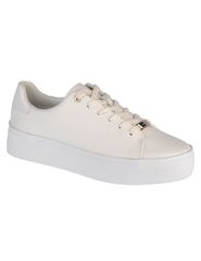 Calvin Klein Γυναικεία Flatforms Sneakers Λευκά HW0HW00575-0K4