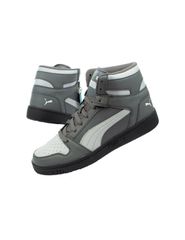 Puma Rebound Layup Μποτάκια Γκρι 369573-04