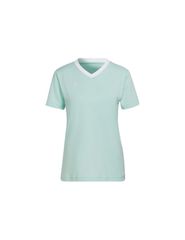 Adidas Entrada 22 Γυναικείο Αθλητικό T-shirt Fast Drying με V Λαιμόκοψη Clear Mint HC5076