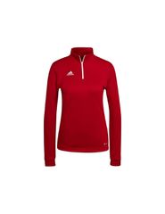 Adidas Entrada 22 Χειμερινή Γυναικεία Μπλούζα Μακρυμάνικη με Φερμουάρ Κόκκινη H57551