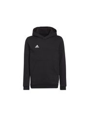Adidas Fleece Παιδικό Φούτερ με Κουκούλα και Τσέπες Μαύρο Entrada22 H57516