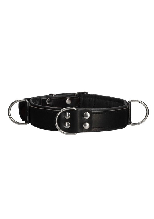 Deluxe Bondage Collar - One Size - Black