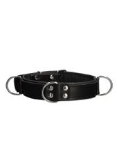 Deluxe Bondage Collar - One Size - Black