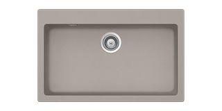 Νεροχύτης Ένθετος 79*50 εκ.Γρανίτης Concrete Beton Schock Cristalite Manhattan 30080-1451