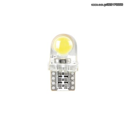 T10 W5W 12V W2,1x9,5d 6.500K 60lm 6COB LED ΛΕΥΚΟ (ΚΑΡΦΩΤΟ) 2ΤΕΜ.