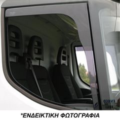 ΑΝΕΜΟΘΡΑΥΣΤΕΣ ΓΙΑ RENAULT TRAFIC 2 2D 2001-2014 ΖΕΥΓΑΡΙ VAN ΑΠΟ ΕΥΚΑΜΠΤΟ ΦΙΜΕ ΠΛΑΣΤΙΚΟ HEKO - 2 ΤΕΜ.