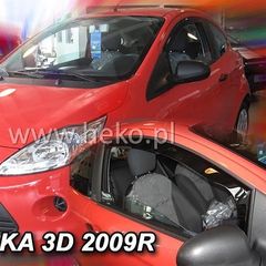 ΑΝΕΜΟΘΡΑΥΣΤΕΣ ΓΙΑ FORD KA 2 3D 2009-2017 ΖΕΥΓΑΡΙ ΑΠΟ ΕΥΚΑΜΠΤΟ ΦΙΜΕ ΠΛΑΣΤΙΚΟ HEKO - 2 ΤΕΜ.