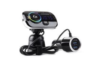 FM TRANSMITTER ΑΝΑΠΤΗΡΑ BT-03 QC 3.0 BLUETOOTH ΜΕ ΦΟΡΤΙΣΤΗ USB 2,4A