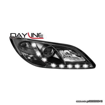 ΦΑΝΑΡΙΑ ΓΙΑ MAZDA 3 4D 03-08 DAYLINE ΜΑΥΡΑ