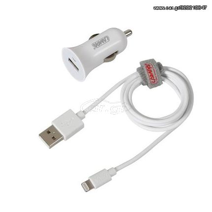 Καλώδιο Φορτισης / Συγχρονισμού USB για Apple 100cm 8pin με αντάπτορα USB αναπτήρα