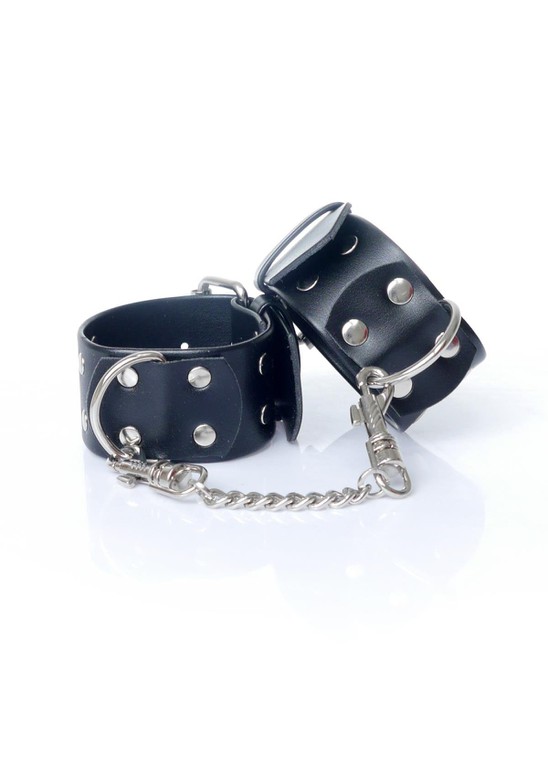 Handcuffs with studs 4 cm (Vegan Leather)