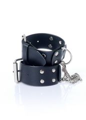 Handcuffs with studs 4 cm (Vegan Leather)-thumb-3