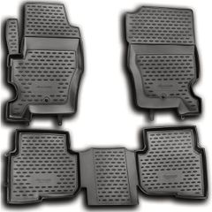 ΠΑΤΑΚΙΑ ΣΕ ΣΚΑΦΗ TPE ΛΑΣΤΙΧΟ ΓΙΑ LAND ROVER DISCOVERY 4 09/2009-2016 ΣΕ ΑΝΘΡΑΚΙ ΣΚΟΥΡΟ ΓΚΡΙ ΧΡΩΜΑ NOVLINE - 4 ΤΕΜ.