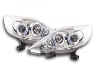 φαναρια εμπρος Headlight Peugeot 107 Yr. 05- chrome eautoshop gr 