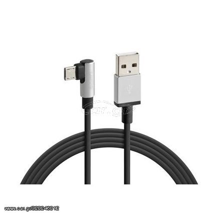 ΚΑΛΩΔΙΟ ΦΟΡΤΙΣΗΣ ΚΑΙ ΣΥΓΧΡΟΝΙΣΜΟΥ MICRO USB 90 ΜΟΙΡΩΝ 200cm GAMING/VIDEO/GPS