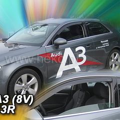 ΑΝΕΜΟΘΡΑΥΣΤΕΣ ΓΙΑ AUDI A3 / 8V SPORTBACK 3D 2013-2019 ΖΕΥΓΑΡΙ ΑΠΟ ΕΥΚΑΜΠΤΟ ΦΙΜΕ ΠΛΑΣΤΙΚΟ HEKO - 2 ΤΕΜ.