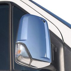 ΚΑΠΑΚΙΑ ΚΑΘΡΕΠΤΩΝ ΓΙΑ MERCEDES SPRINTER VAN W906 2006+ / VW CRAFTER VAN 2006-2017 ΠΛΑΣΤΙΚΑ ΧΡΩΜΙΟΥ OMTEC - 2 ΤΕΜ.