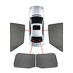 CarShades - ΚΟΥΡΤΙΝΑΚΙΑ CAR SHADES ΓΙΑ FORD RANGER D/C T6 4D 2011+ - 4 ΤΕΜ. (PVC.FOR-RANG-4-D)