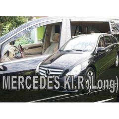 ΑΝΕΜΟΘΡΑΥΣΤΕΣ ΓΙΑ MERCEDES R W251 5D (ΜΑΚΡΥ) 2005-2013 ΣΕΤ ΑΥΤΟΚΙΝΗΤΟΥ ΑΠΟ ΕΥΚΑΜΠΤΟ ΦΙΜΕ ΠΛΑΣΤΙΚΟ HEKO - 4 ΤΕΜ.