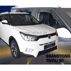 ΑΝΕΜΟΘΡΑΥΣΤΕΣ ΓΙΑ SSANGYONG TIVOLI/XLV 5D 2015+ ΣΕΤ ΑΥΤΟΚΙΝΗΤΟΥ ΑΠΟ ΕΥΚΑΜΠΤΟ ΦΙΜΕ ΠΛΑΣΤΙΚΟ HEKO - 4 ΤΕΜ.