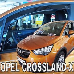 ΑΝΕΜΟΘΡΑΥΣΤΕΣ ΓΙΑ OPEL CROSSLAND X 5D 2017+ ΖΕΥΓΑΡΙ ΑΥΤΟΚΙΝΗΤΟΥ ΑΠΟ ΕΥΚΑΜΠΤΟ ΦΙΜΕ ΠΛΑΣΤΙΚΟ HEKO - 2 ΤΕΜ.