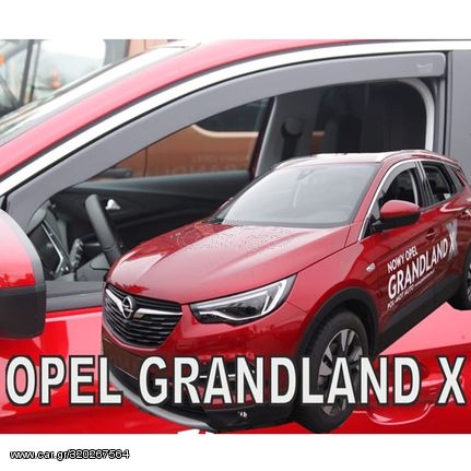 ΑΝΕΜΟΘΡΑΥΣΤΕΣ ΓΙΑ OPEL GRANDLAND X 5D 2017+ ΖΕΥΓΑΡΙ ΑΠΟ ΕΥΚΑΜΠΤΟ ΦΙΜΕ ΠΛΑΣΤΙΚΟ HEKO - 2 ΤΕΜ.