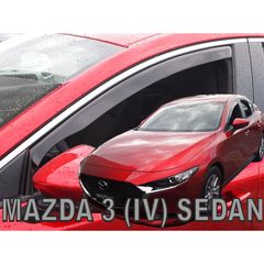 ΑΝΕΜΟΘΡΑΥΣΤΕΣ ΓΙΑ MAZDA 3 4D 2019+  ΖΕΥΓΑΡΙ ΑΠΟ ΕΥΚΑΜΠΤΟ ΦΙΜΕ ΠΛΑΣΤΙΚΟ HEKO - 2 ΤΕΜ.