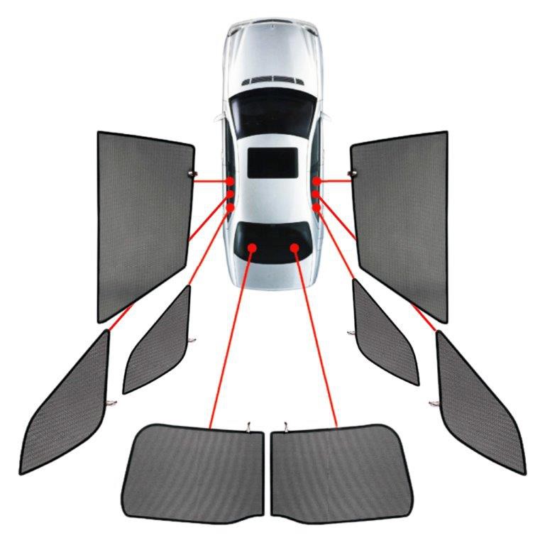 CarShades - ΚΟΥΡΤΙΝΑΚΙΑ CAR SHADES ΓΙΑ CITROEN DS5 5D 2011+ - 8 ΤΕΜ. (PVC.CIT-DS5-5-A)