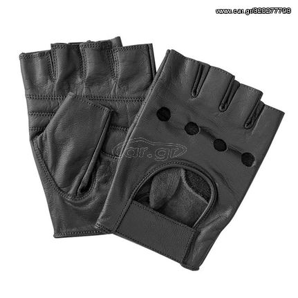 ΓΑΝΤΙΑ ΟΔΗΓΟΥ ΔΕΡΜΑΤΙΝΑ ΜΑΥΡΑ ΜΙΣΑ (L) VINTAGE GLOVES