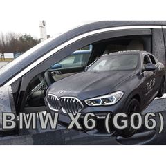 ΑΝΕΜΟΘΡΑΥΣΤΕΣ ΓΙΑ BMW X6 G06 5D 2019-2021 ΖΕΥΓΑΡΙ ΑΠΟ ΕΥΚΑΜΠΤΟ ΦΙΜΕ ΠΛΑΣΤΙΚΟ HEKO - 2 ΤΕΜ.