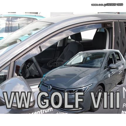 ΑΝΕΜΟΘΡΑΥΣΤΕΣ ΓΙΑ VW GOLF 8 5D 2020+ ΖΕΥΓΑΡΙ ΑΠΟ ΕΥΚΑΜΠΤΟ ΦΙΜΕ ΠΛΑΣΤΙΚΟ HEKO - 2 ΤΕΜ.