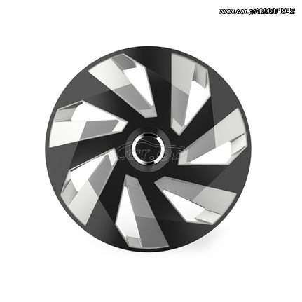 ΤΑΣΙ 15 INCH HUBCAP VECTOR RC SILVER BLACK AMiO - 1 ΤΕΜ.