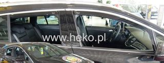 ΑΝΕΜΟΘΡΑΥΣΤΕΣ ΓΙΑ OPEL ASTRA K 5D 2015+ SPORT TOURER WAGON ΣΕΤ ΑΠΟ ΕΥΚΑΜΠΤΟ ΦΙΜΕ ΠΛΑΣΤΙΚΟ HEKO - 4 ΤΕΜ.