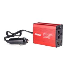 INVERTER 12-230V max150W-peak300W ME 2 USB AMiO – 1 ΤΕΜ.