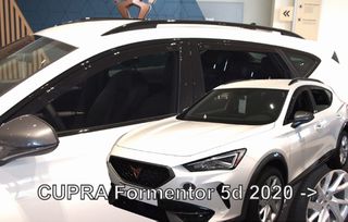 ΑΝΕΜΟΘΡΑΥΣΤΕΣ ΓΙΑ CUPRA FORMENTOR 5D 2020+ ΣΕΤ ΑΥΤΟΚΙΝΗΤΟΥ ΑΠΟ ΕΥΚΑΜΠΤΟ ΦΙΜΕ ΠΛΑΣΤΙΚΟ HEKO - 4 ΤΕΜ.