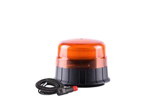 Amio – Φάρος Προειδοποίησης W01M LED 12/24V Amber 39xSMD Μαγνητικός/Βιδωτός με Φις Αναπτήρα 142x116mm για Αυτοκίνητο & Φορτηγό – 1 Τεμ. (01500/AM)