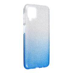 Forcell SHINING Case for SAMSUNG Galaxy A12 clear/blue