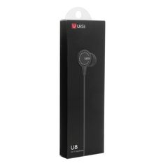 Premium Sound Hi-Fi Earphones UiiSii U8 mini jack 3,5mm Black