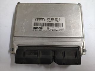 Bosch Engine ECU, Audi A6 2.7 , 0261207137, 0 261 207 137, 4Z7907551D, 4Z7 907 551 D, ME7.1