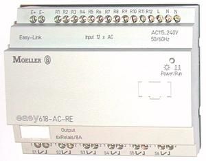 EASY618-AC-RE  Παρελκόμενα Επέκταση 12 είσοδοι AC 220V και 6 ρελαί έξοδοι (2Α) Moeller