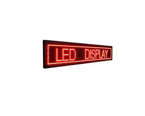Πινακίδα LED – Μονής όψης – Κόκκινη – 167cm×40cm - IP67