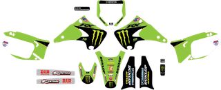 D'COR Visuals Πλήρες Σέτ Αυτοκόλλητα ''2021 Monster Energy '' KAWASAKI KX 125/250 2003-2008