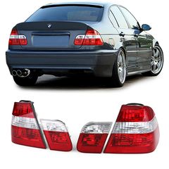 Σετ Φανάρια Πίσω 2 X  Πίσω Φανάρια -  ζεύγος Πίσω φώτα   κόκκινο για BMW 3ER E46 sedan 01-05