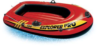 Intex Φουσκωτή Βάρκα Explorer Pro 100 για 1 Άτομο Κόκκινη (58355)