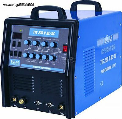 BULLE ΗΛΕΚΤΡΟΣΥΓΚΟΛΛΗΣΗ ΠΑΛΜΙΚΗ (PULSE) INVERTER TIG AC/DC (& MMA) 220A (657005)