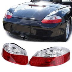 Σετ Φανάρια Πίσω 2 X  Πίσω Φανάρια - LED ζεύγος Πίσω φώτα LED  κόκκινα διαφανή για Porsche Boxster 986 96-04